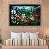 uk.everydayedeals (Limited Stock)Cross Stitch - 11ct Stamped - Buisson De Peinture En Verre (60*40cm)