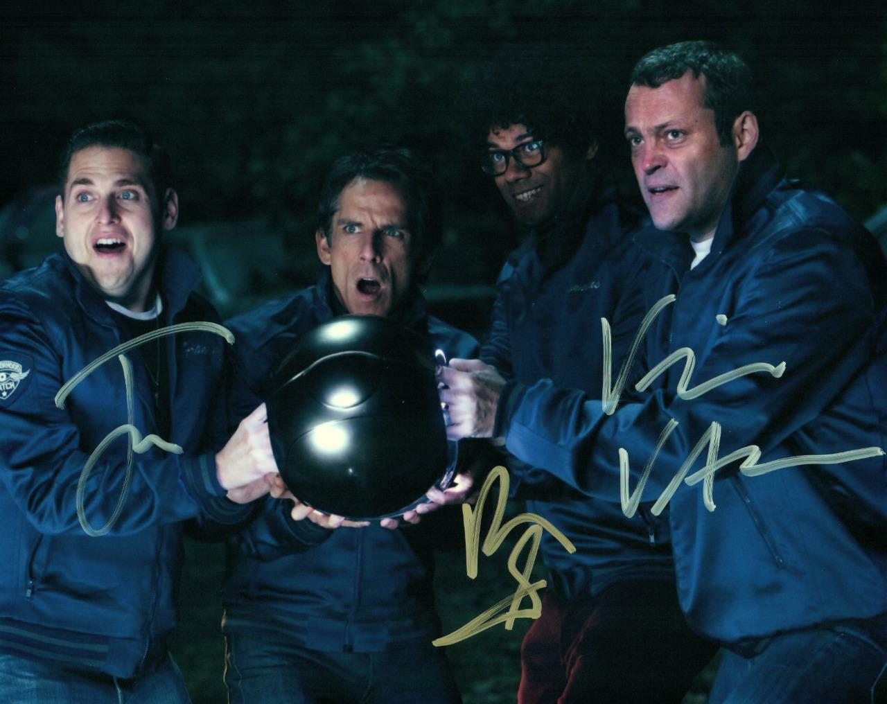 Vince Vaughn Ben Stiller Jonah Hill 8x10 Signed Autographed Photo Poster painting Picture COA