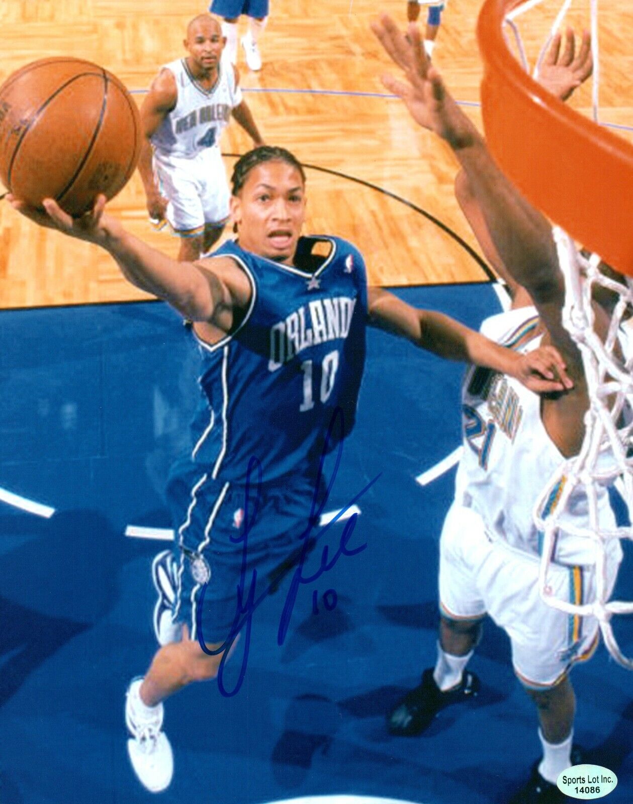 Tyronn Lue NBA Orlando Magic Hand Signed Autograph 8x10 Photo Poster painting