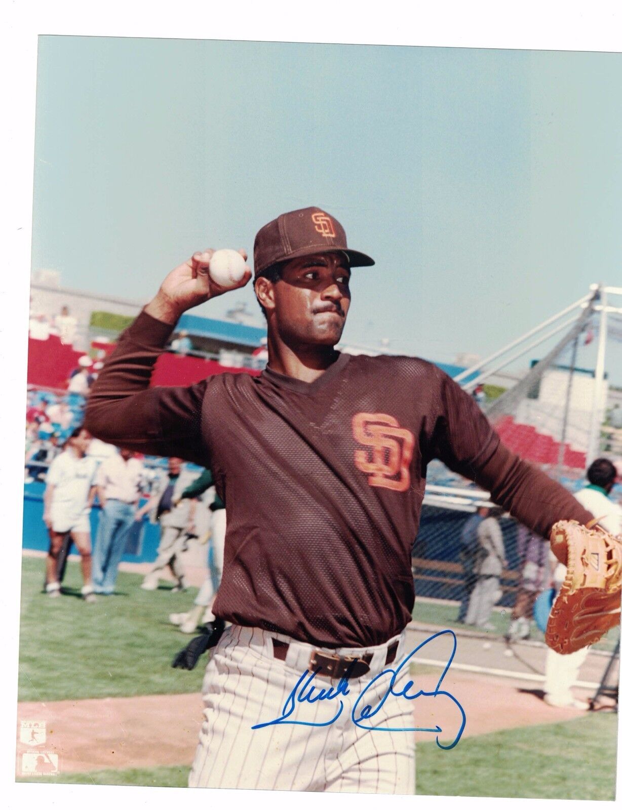 Sandy Alomar San Diego Padres Signed/Autogra