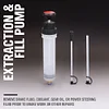 200ml/500ml Car Fluid Extractor Portable Syringe Type Plastic Kit for Automobile