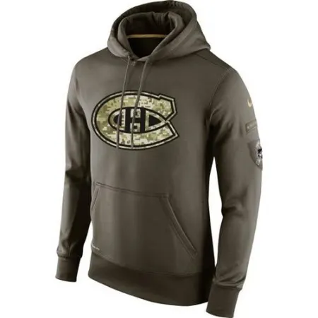 Men's Montreal Canadiens  Salute To Service NHL Hoodie