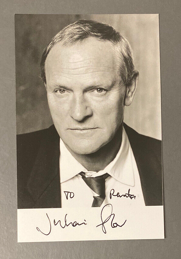 Julian Glover Autograph On Photo Poster painting 9 X 14 CM Autographed Signed