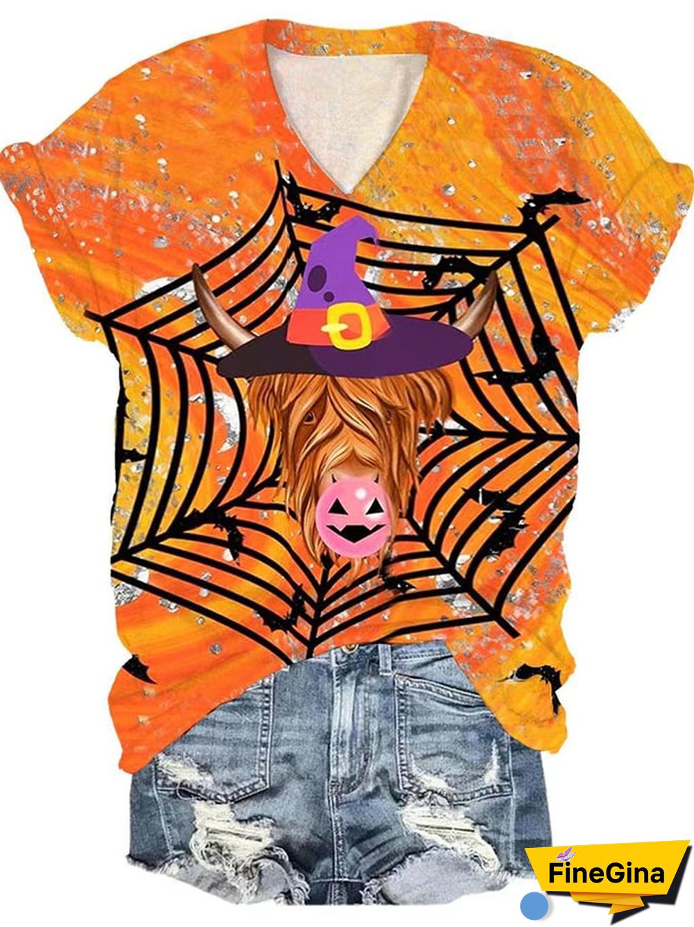 Women's Casual Printed Short Sleeve T-Shirt