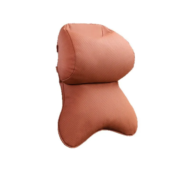 Adjustable car headrest and neck pillow