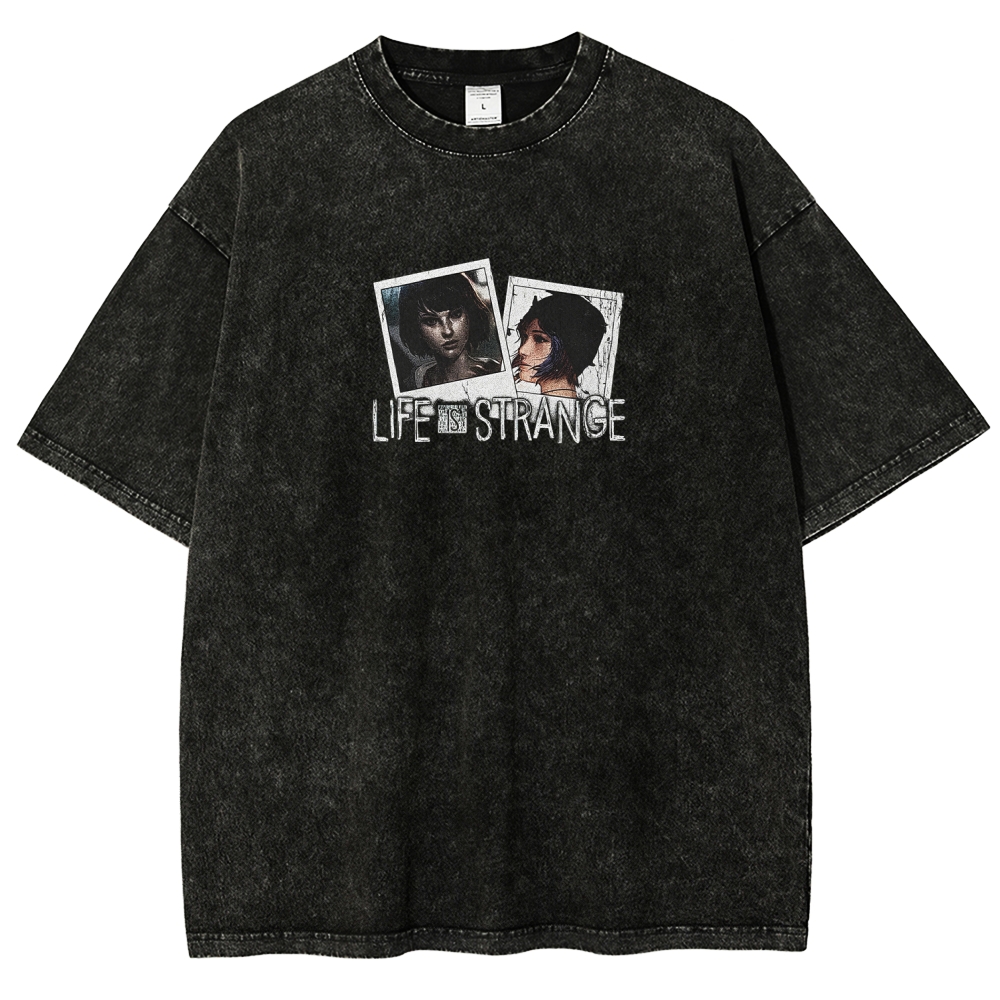 Life Is Strange Unisex Fit Washed T-Shirt 2512019193