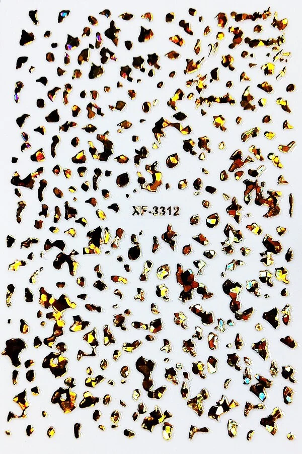 3D New Fashion Old English Font Manicure Design Black Nail Art Stickers Manicure Decal Stickers for Nails Decal Decoration-Nail Inspo