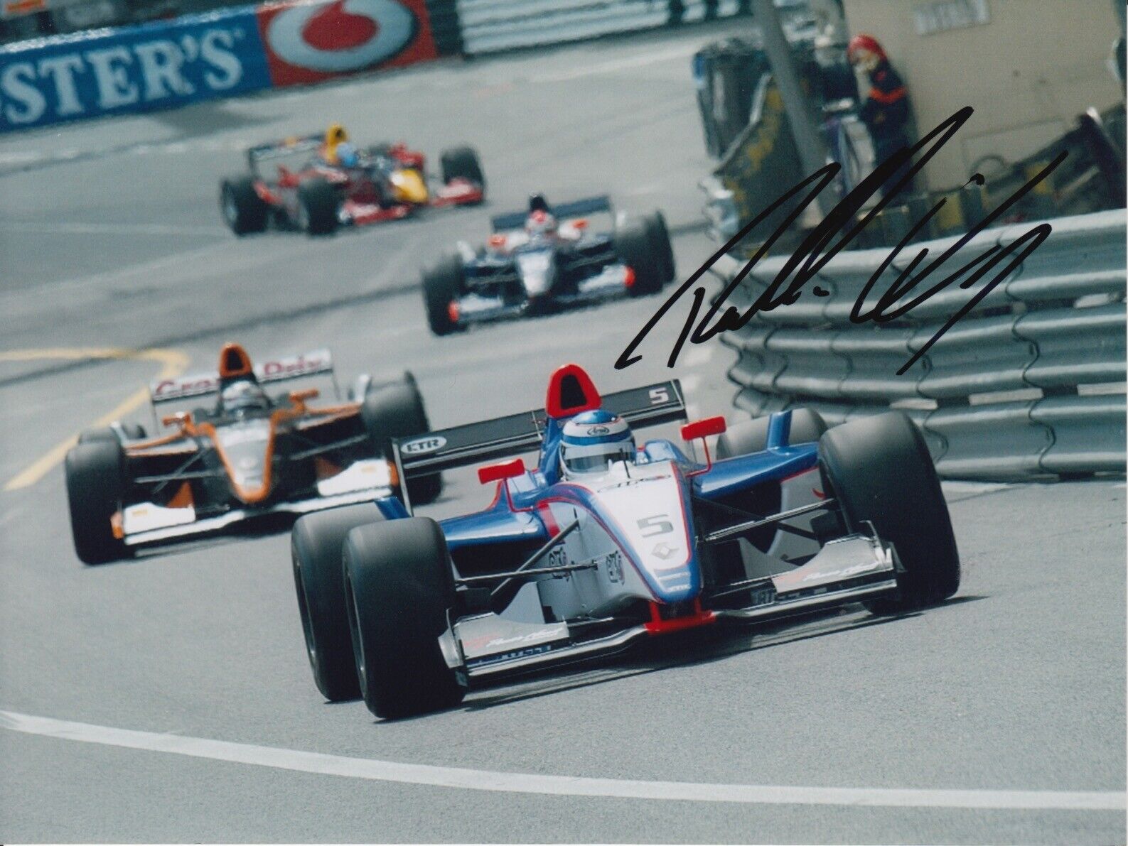 Robbie Kerr Hand Signed 8x6 Photo Poster painting - Renault World Series Autograph 7.
