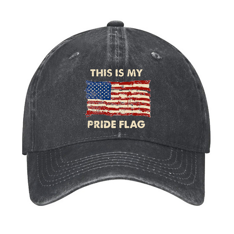 This Is My Pride Flag USA Flag Print Hat