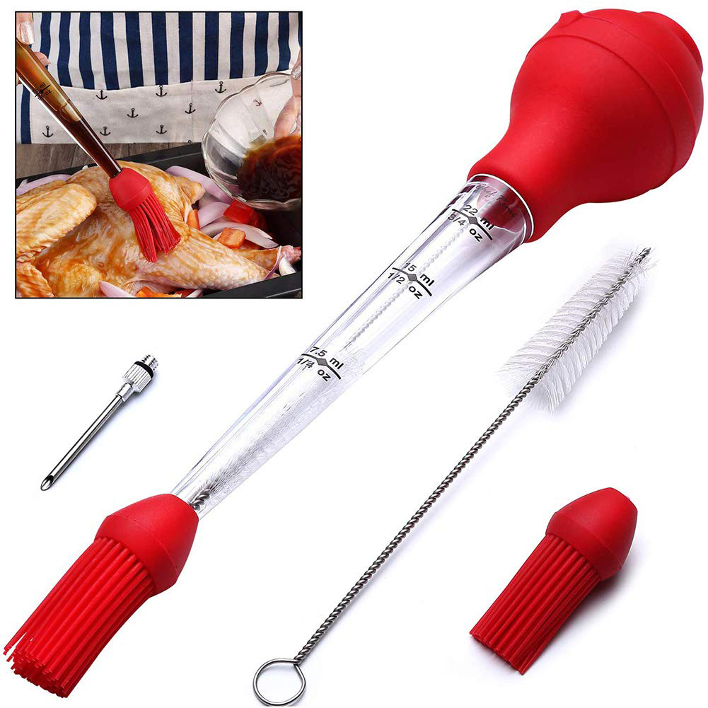 

Turkey needle silicone turkey seasoning pump barbecue tool, 501 Original