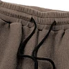 Men's Vintage Waffle Knit Surf Brown Elastic Drawstring Walkshort Shorts by Inlyline