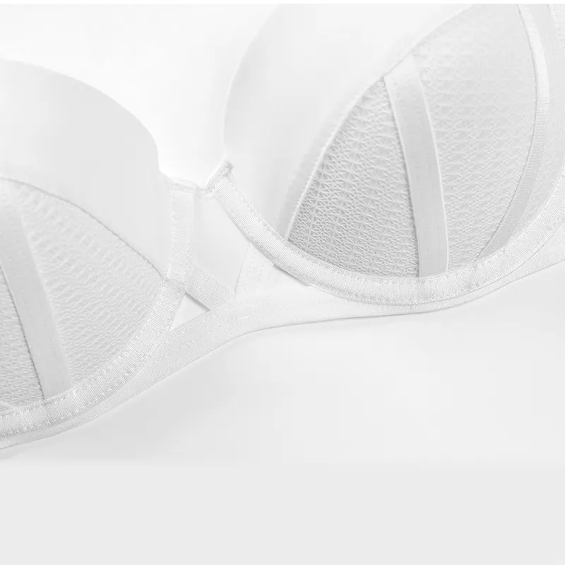 Churchf High-End Lace Underwear Pure Women's Comfortable Agglomeration Bra Small Bra Large Anti-Sagging Bra Set