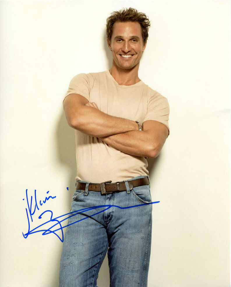 MATTHEW MCCONAUGHEY signed autographed 11x14 Photo Poster painting