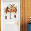 Wooden Pumpkin Turkey Elf 3 Hooks Diamond Painting Hook Rail DIY Crafts Decor