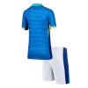 Brazil Away Kids Soccer Jerseys Kit Copa America 2024