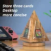 Rotating pentagonal pen holder. Basic game storage box, can hold 10 Nintendo Switch games, game card with holder storage box, used to organize Nintendo Switch game cards or SD memory cards