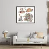 Autumn Food-14CT Stamped Cross Stitch 44*41cm/17.32*16.14in tapestrymarket