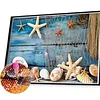 5D DIY Full Round Drill Diamond Painting Starfish Kit Home Decor Art 40x60cm (B)