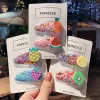 5PCS Colorful Drift Shimmers Transparent Barrettes Set for Kids