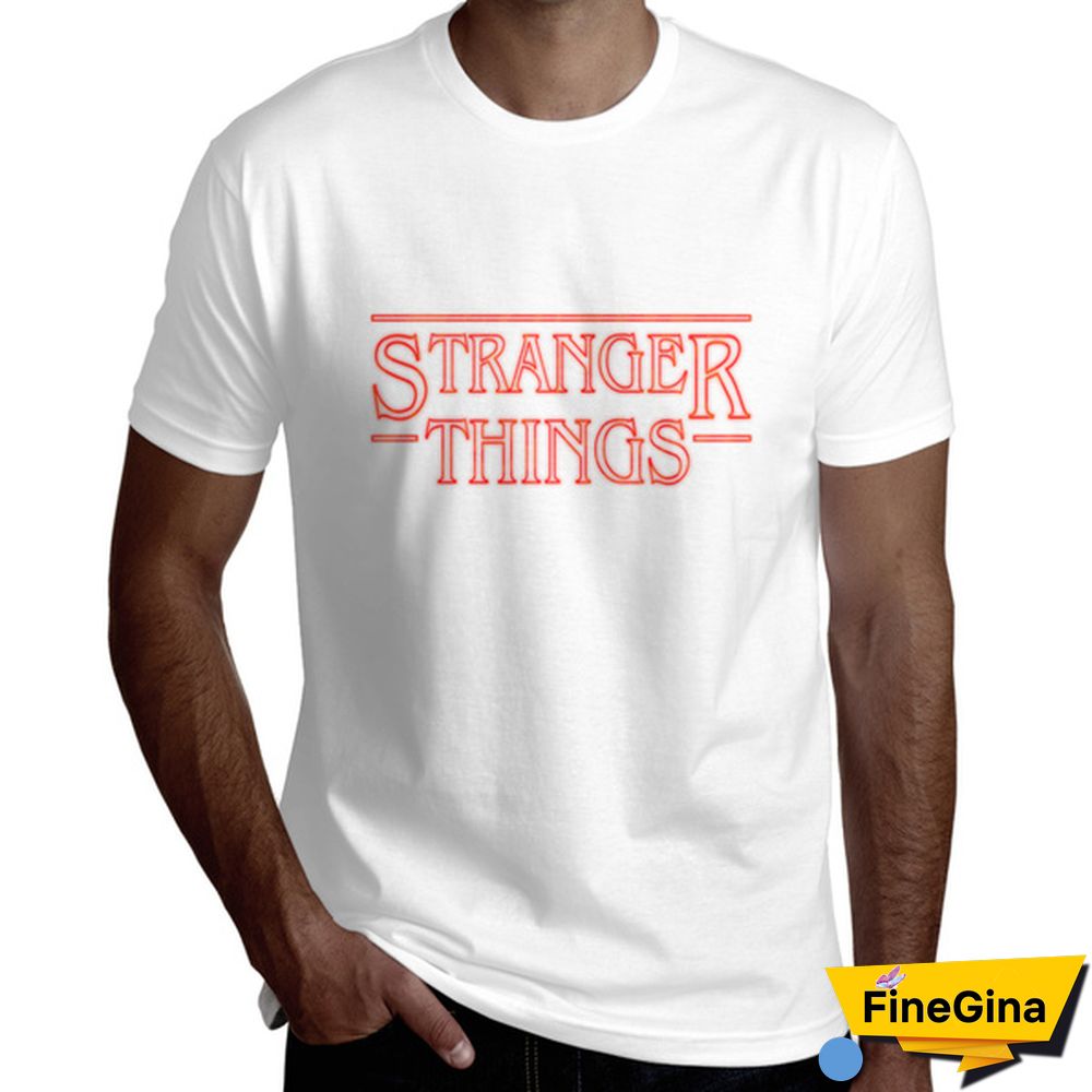 Stranger Things Fashion Design Top T-Shirt Round Neck Neck Cotton Sweatshirt Men's T-Shirt Retro T-Shirt