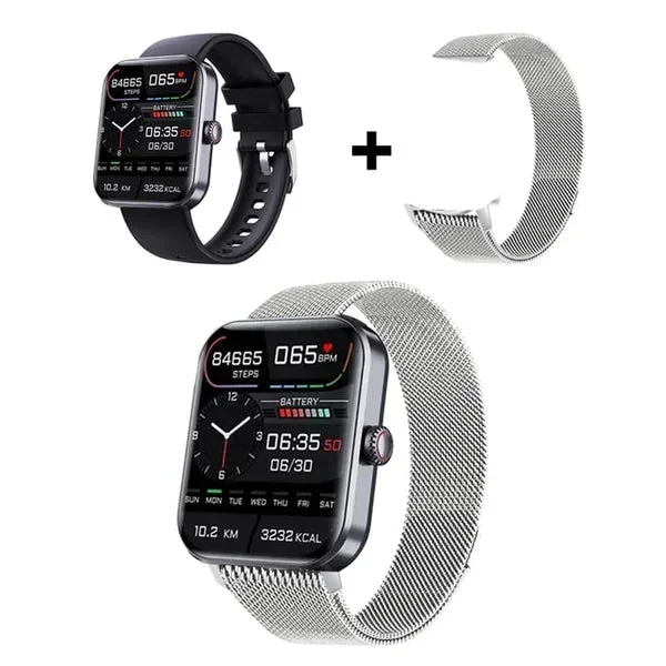 [ALL DAY MONITORING OF HEART RATE AND BLOOD PRESSURE] BLUETOOTH FASHION SMARTWATCH（BUY 2 VIP SHIPPING)