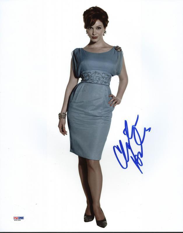 Christina Hendricks Mad Men Signed Authentic 11X14 Photo Poster painting PSA/DNA #X31183