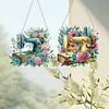 2Pcs machine &agrave; coudre-bricolage pendentif