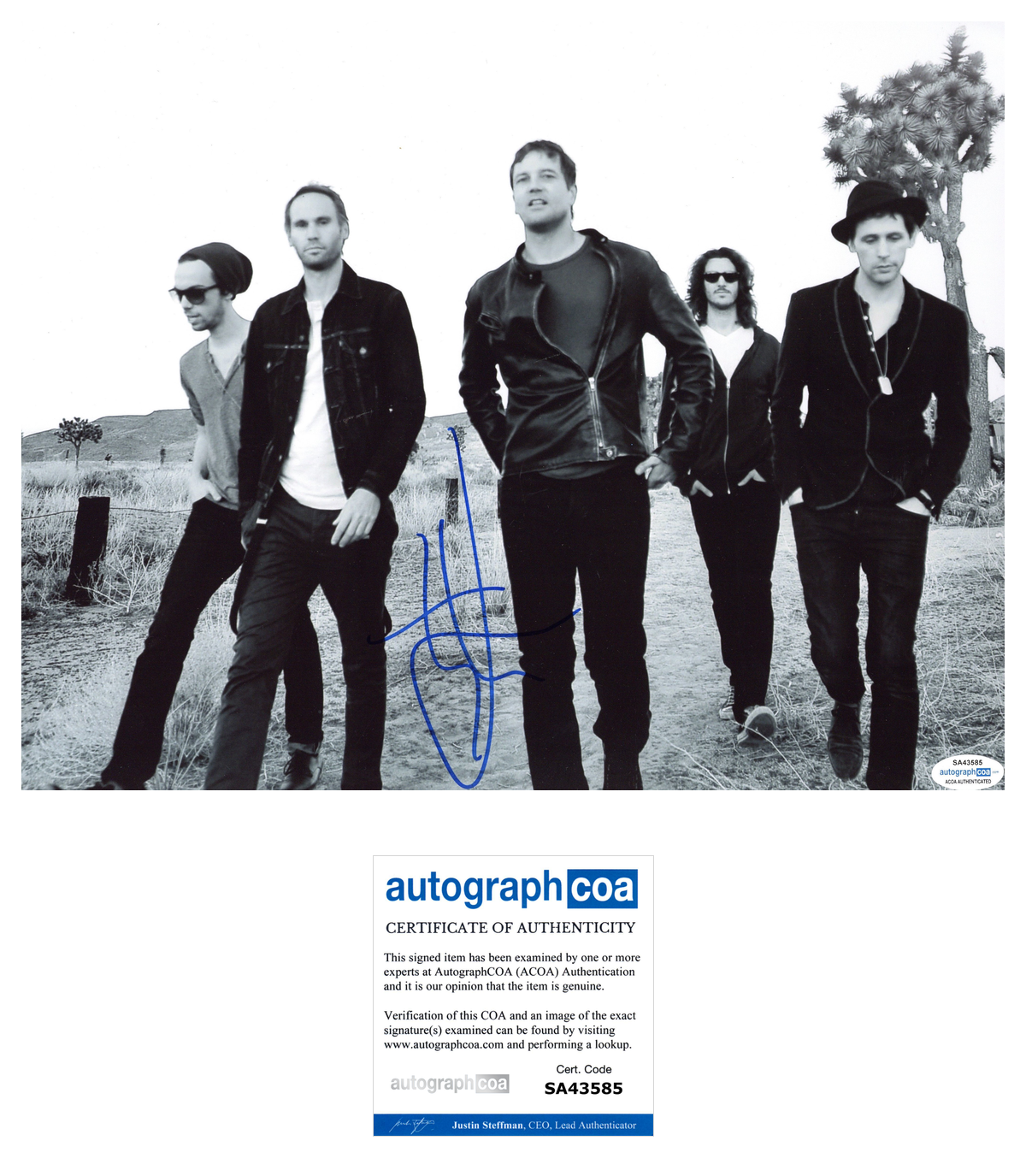 Stephan Jenkins Signed Autographed 11x14 Photo Poster painting Third Eye Blind ACOA COA