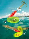 5pcs Metal Spoon Spinner Fishing Lure with Tackle Box Fishing Wobblers Hard Bait