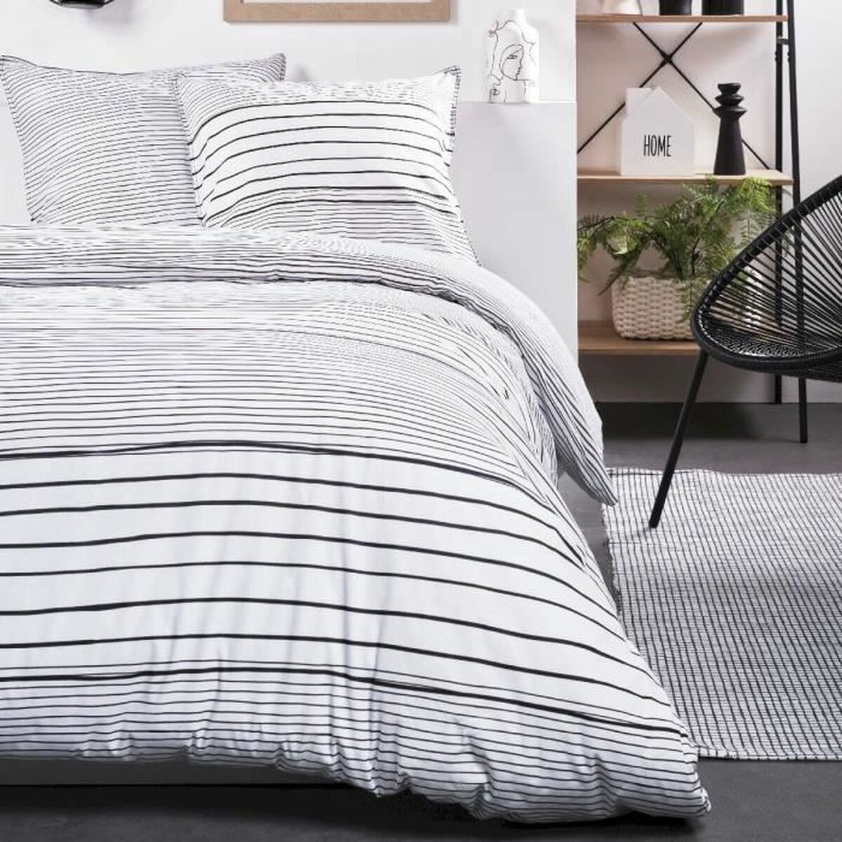 Duvet cover set TODAY White 240 x 220 cm 3 Pieces