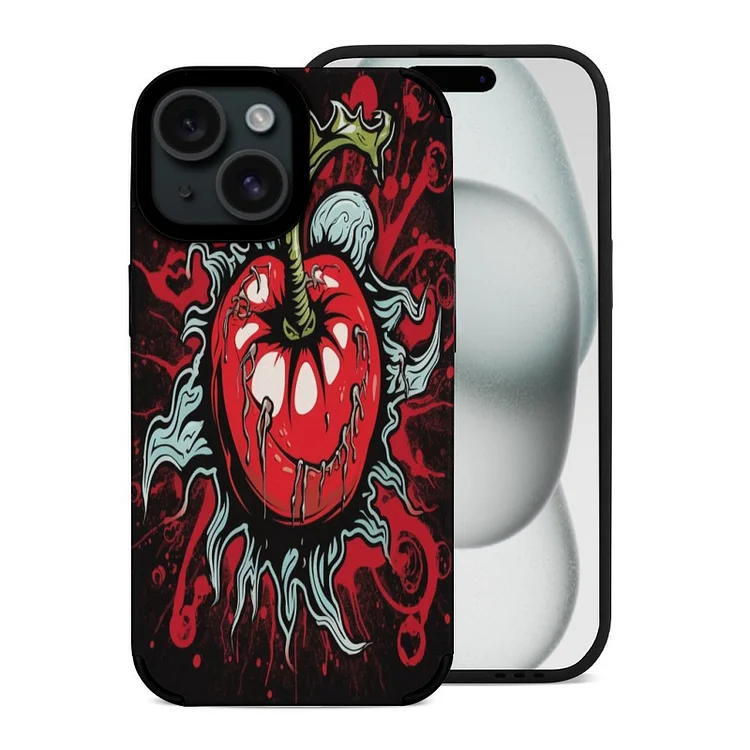 IPhone 15 Fiber Skin Case Psychedelic Tomato  customized, personalized, gift