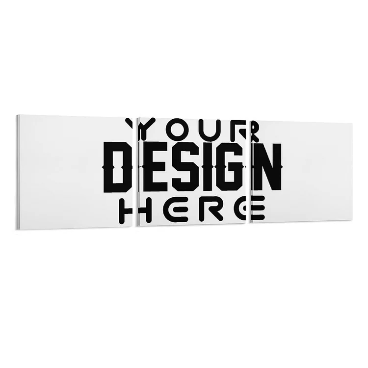 Personalized Design  Wall Decor 3 Panel Hanging Posters Square Full Print