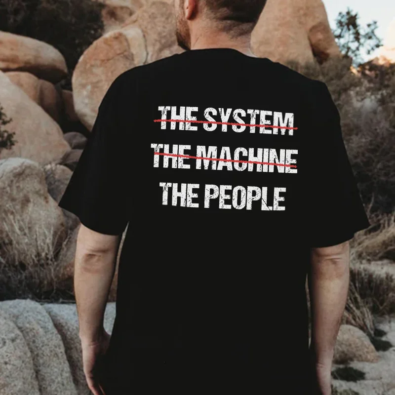 The People Printed Men's T-shirt -  