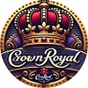 Couronne royale - Plaques rondes en m&eacute;tal(30*30cm)