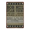 BOB DYLAN NELL YOUNG - Vintage Metal Signs(12*16Inch)