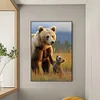 (50*70cm)Bears - Full Round Drill Diamond Painting