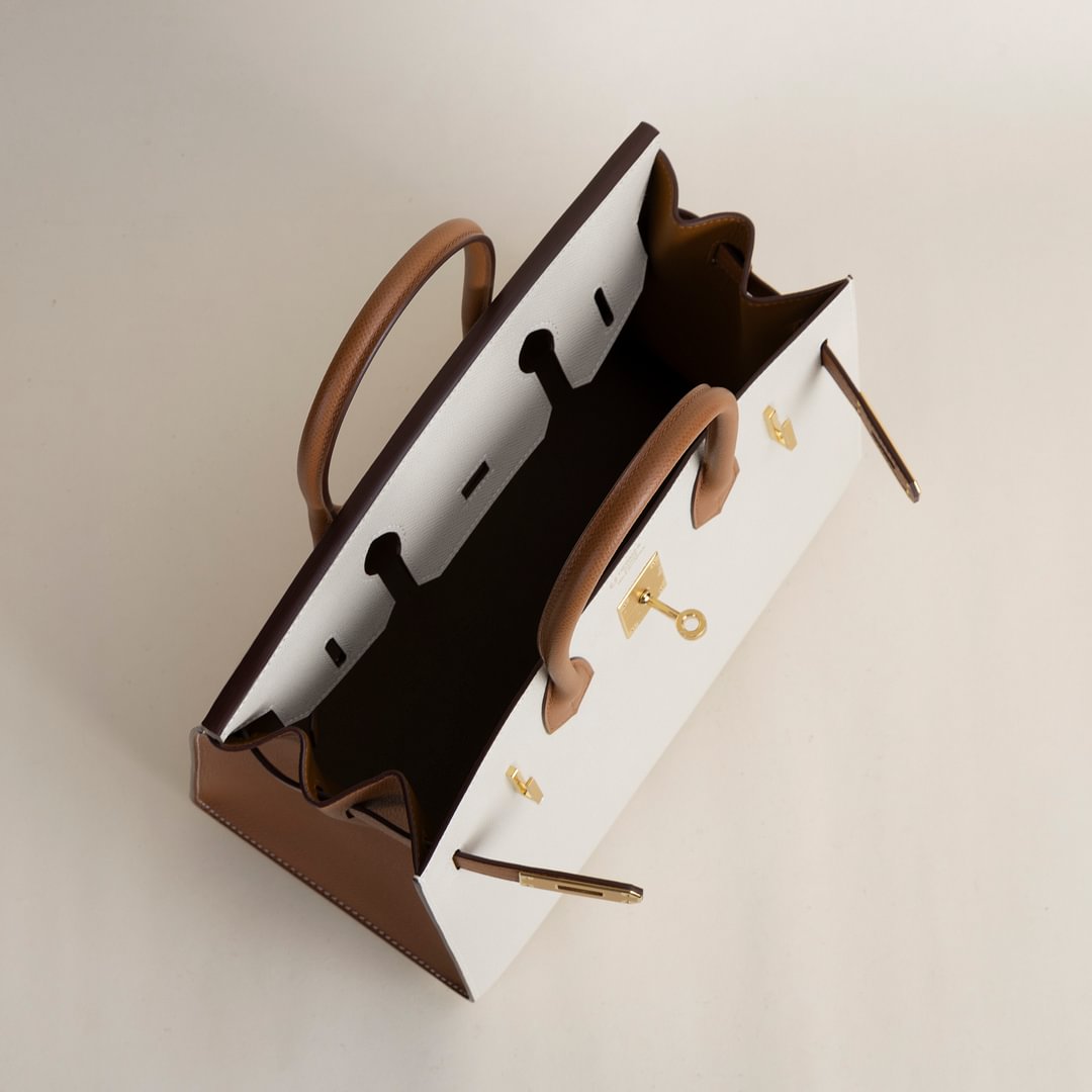 Birkin 30cm Epsom  CC10 Craie/37 Gold  GHW