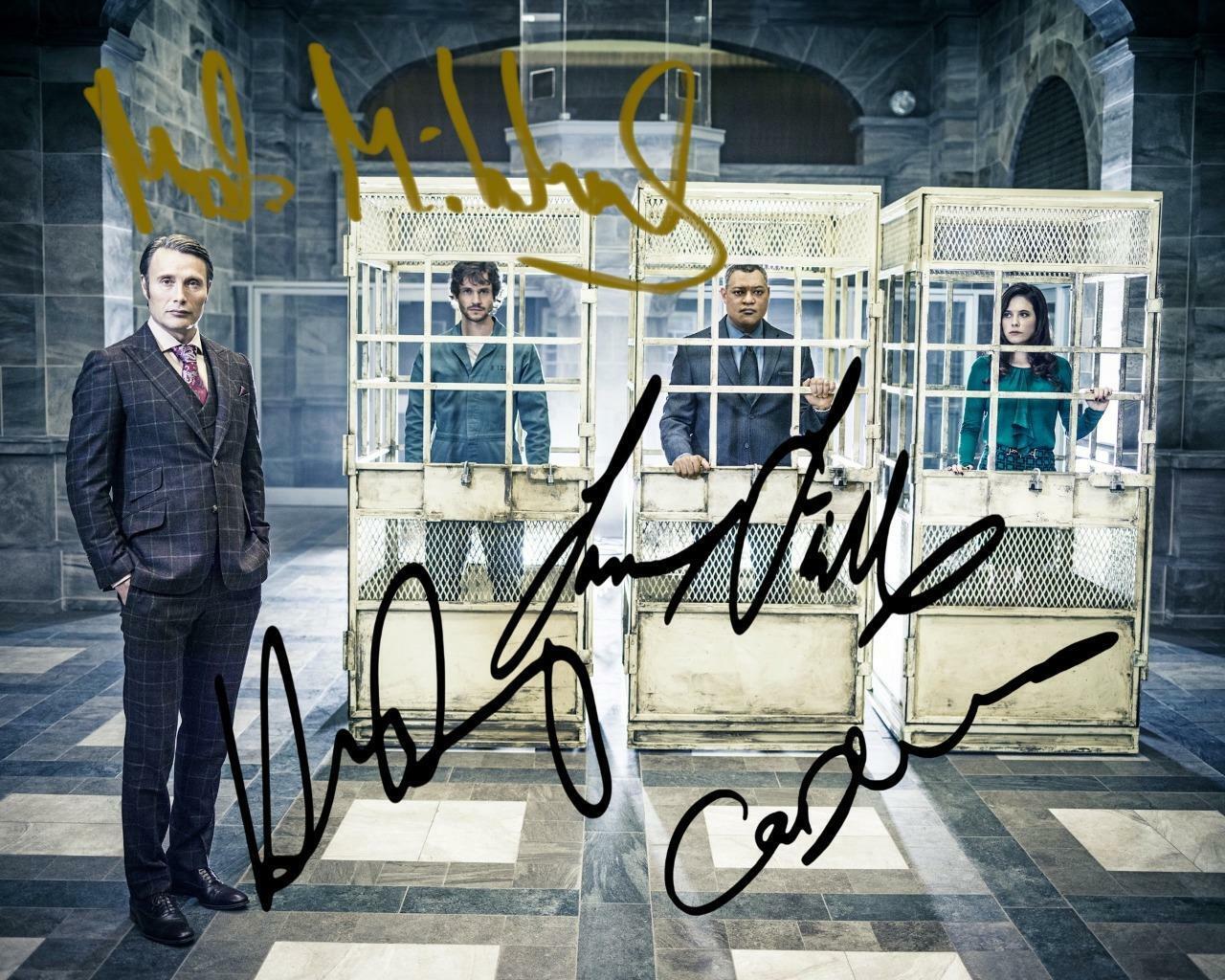 Hannibal Series Mads Mikkelsen SIGNED AUTOGRAPHED 10X8 REPRODUCTION Photo Poster painting PRINT