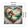 Girl Playing Violin-11CT Stamped Cross Stitch 40*40cm/15.75*15.75in tapestrymarket