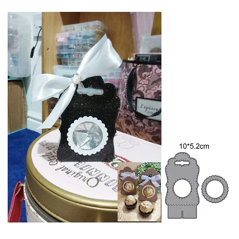 Craft Dies Candy Box Case Frame Cutting Dies Stencils Dies for Diy Scrapbooking Dies Craft Paper Card Making Metal Dies New 2021