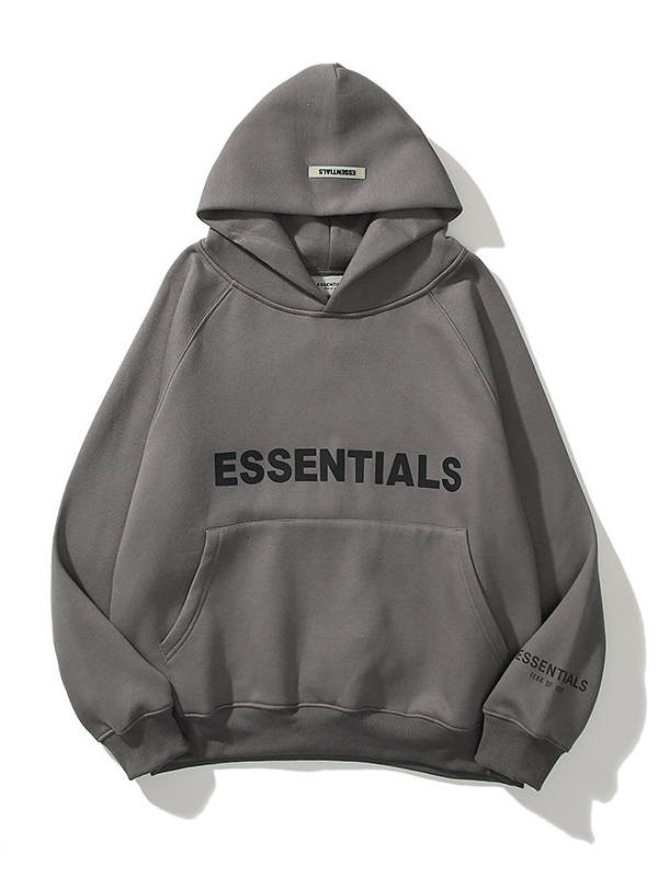 Statement ESSENTIALS Printed Fleece Oversized Hoodie