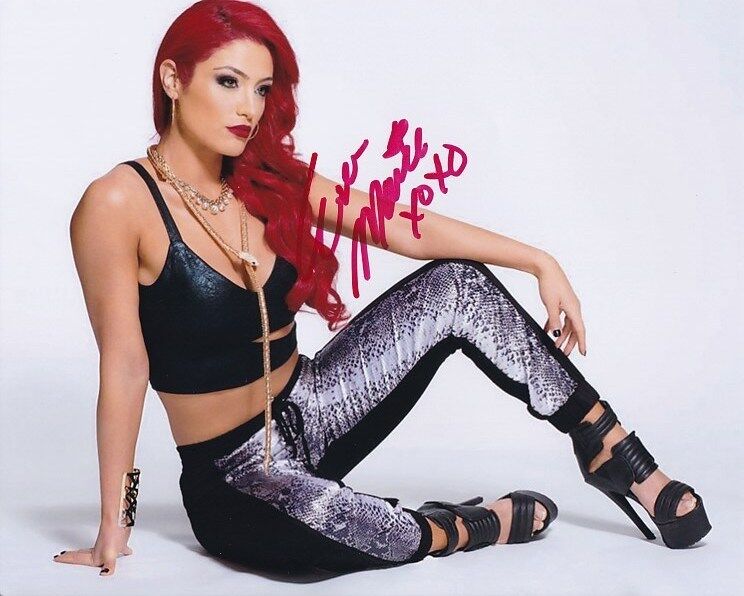 NATALIE EVA MARIE Signed Autographed SEXY WWE DIVA Photo Poster painting