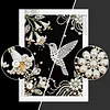 Diamond Painting-DIY Special Shaped Drill Pearl Painting Hummingbird(30x40cm)