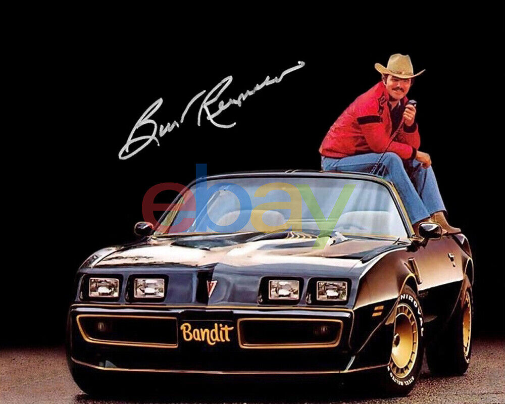 Burt Reynolds Smokey and the Bandit Signed 8x10 Autographed Photo Poster painting reprint (2)