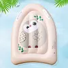 Inflatable Kickboard with Handles Summer Surfing Board Children Water  (Bear)