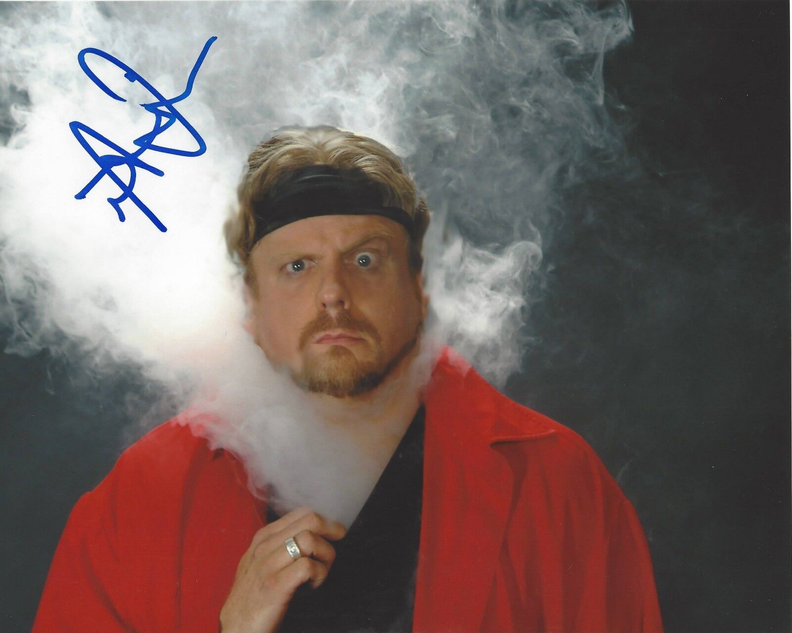 COMEDIAN THE AMAZING JOHNATHAN SIGNED 8x10 Photo Poster painting COA PROOF SZELES DOCUMENTARY C