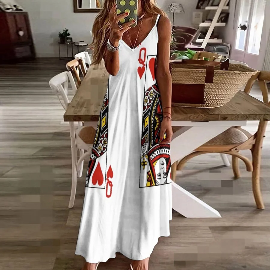 flowy strappy dress Flowy Strappy Beach Maxi Dress With Side Pockets main image 1