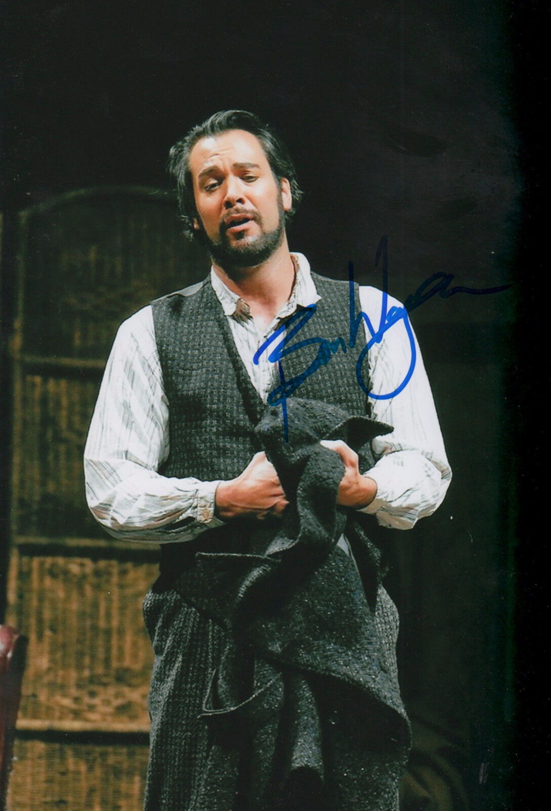 Ben Wager Opera signed 8x12 inch Photo Poster painting autograph