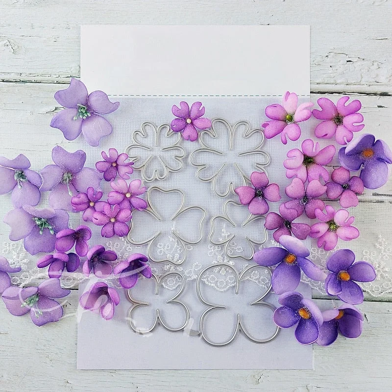 Piggy Craft metal cutting dies cut die mold Various flower series Scrapbook paper craft knife mould blade punch stencils dies