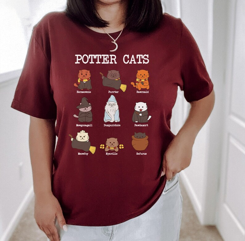 Cute Harry Potter Cats Shirt